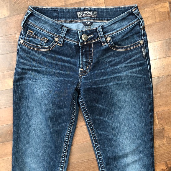 Silver Jeans Blue Suki 17” Bootcut Jeans Size 27 - Picture 4 of 14